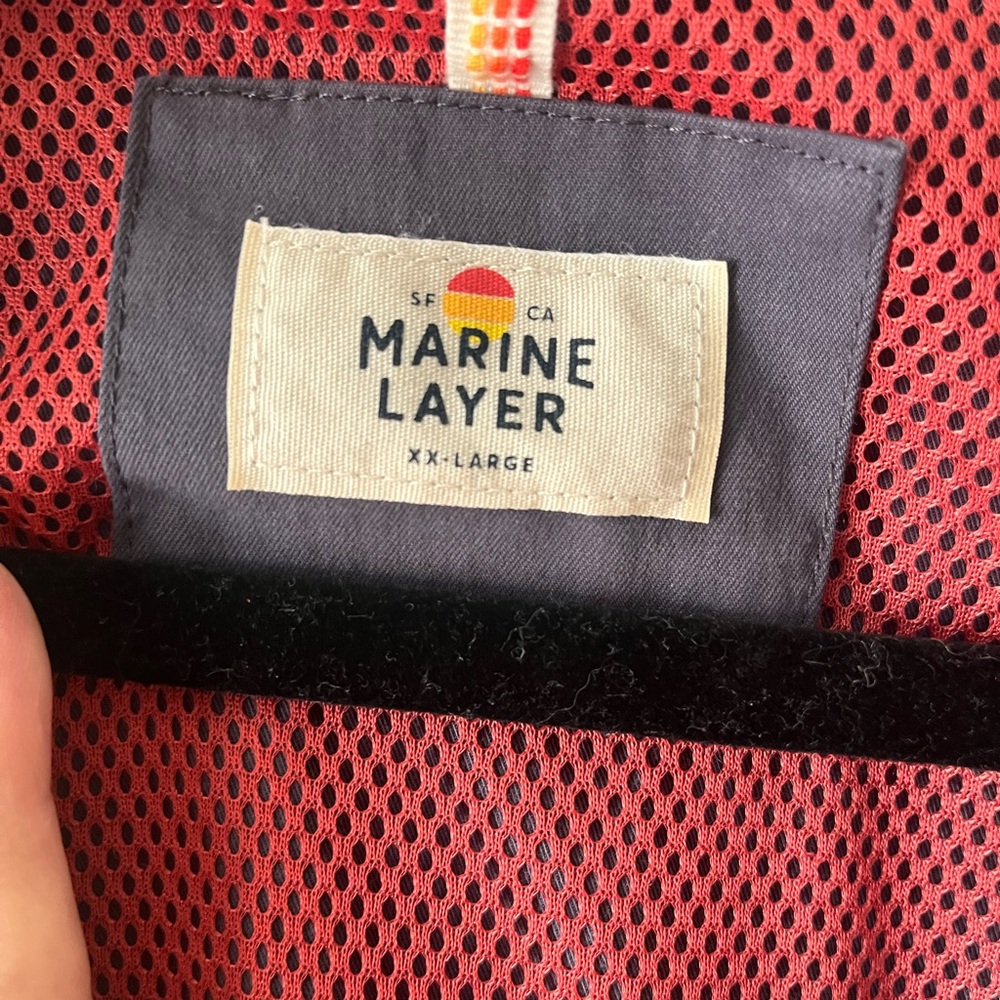 Marine Layer Freeman Stretch Twill Windbreaker Size XXL - Picture 4 of 9